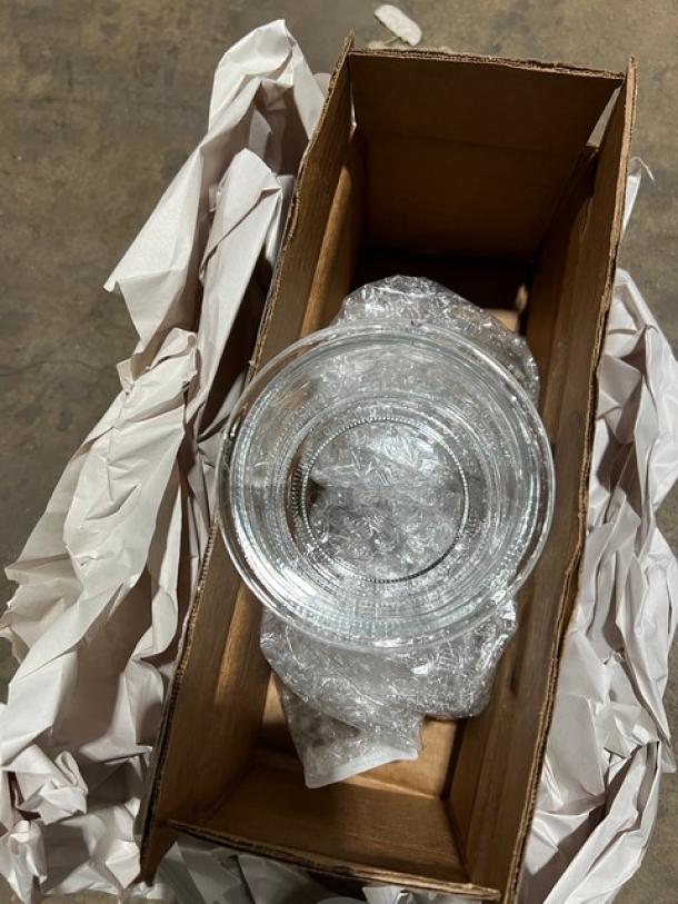 Cal-Mil Commercial 16oz Mixology Jar with lid, Model 1851-4, brand new in packaging, wrapped in protective bubble wrap.