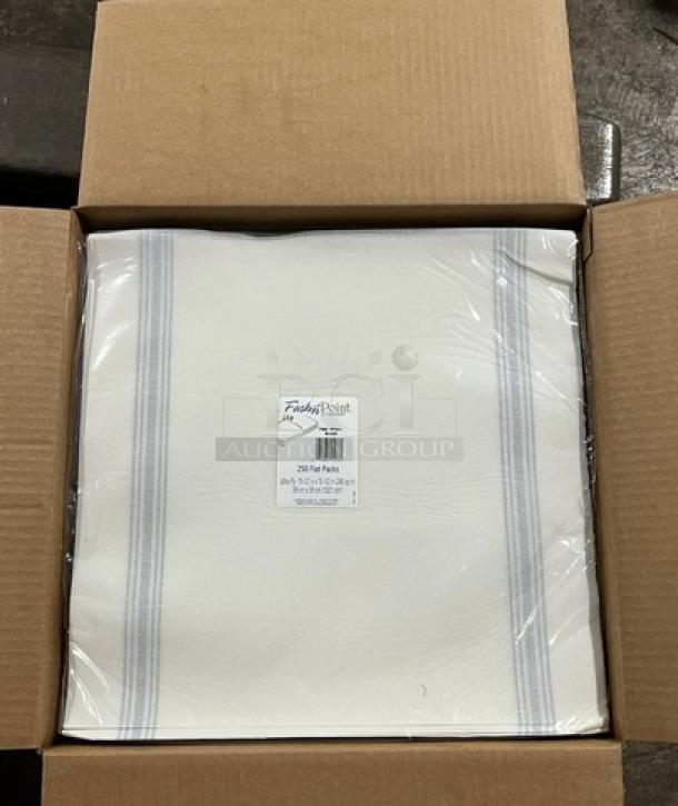 Full pallet of Hoffmaster Fashn Point Series FP1314 dinner napkins, 15 1/2"x15 1/2", ultra ply, new in box.