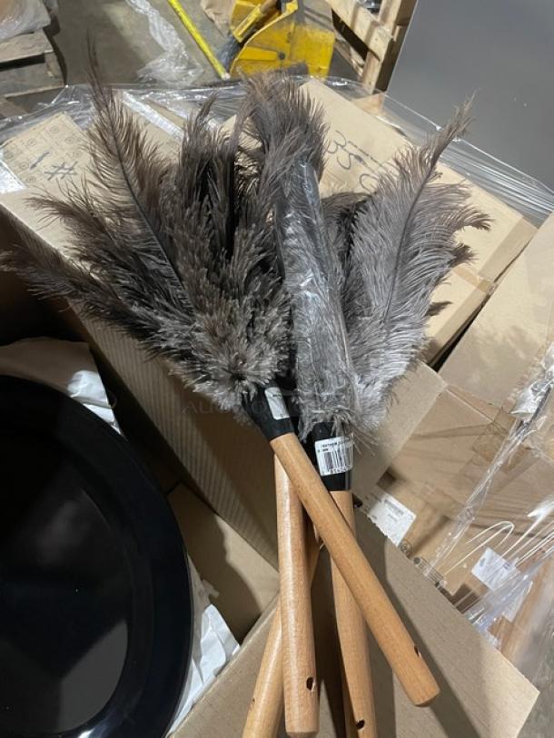 Mixed pallet including commercial tile trays, Vidivi glass tumblers, Lenox wine glasses, portion scales, Zwiesel bowls, and more, new condition.