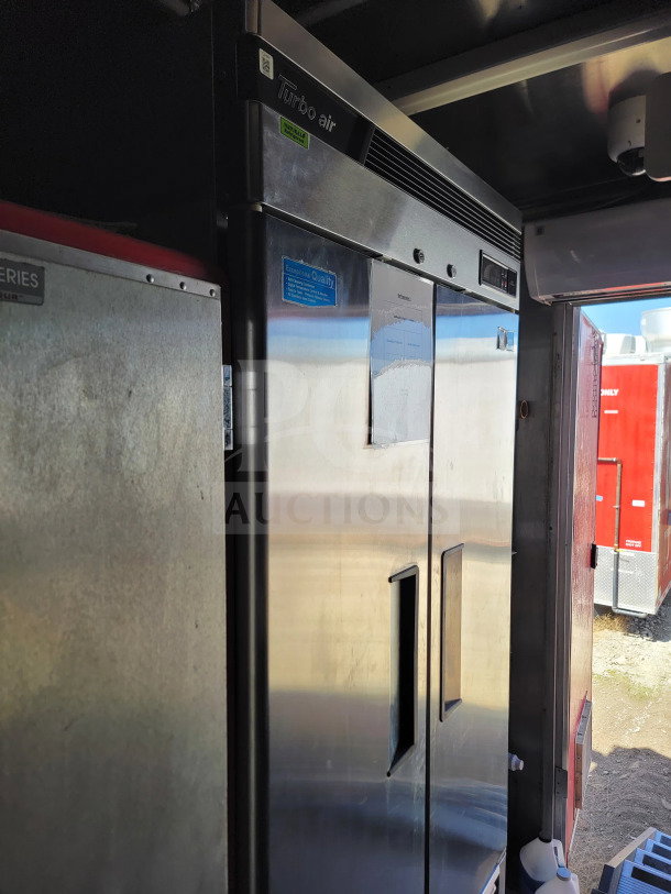 2021 Rock Solid Cargo 28' triple-axle mobile kitchen trailer; Turbo Air fridge; CaptiveAire hood; excellent condition.
