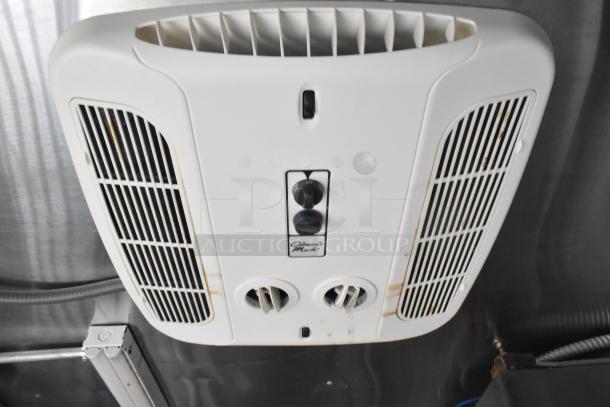 Coleman Mach A/C unit in new Wendy's mobile kitchen trailer, fully equipped and tested, shown in mint condition.