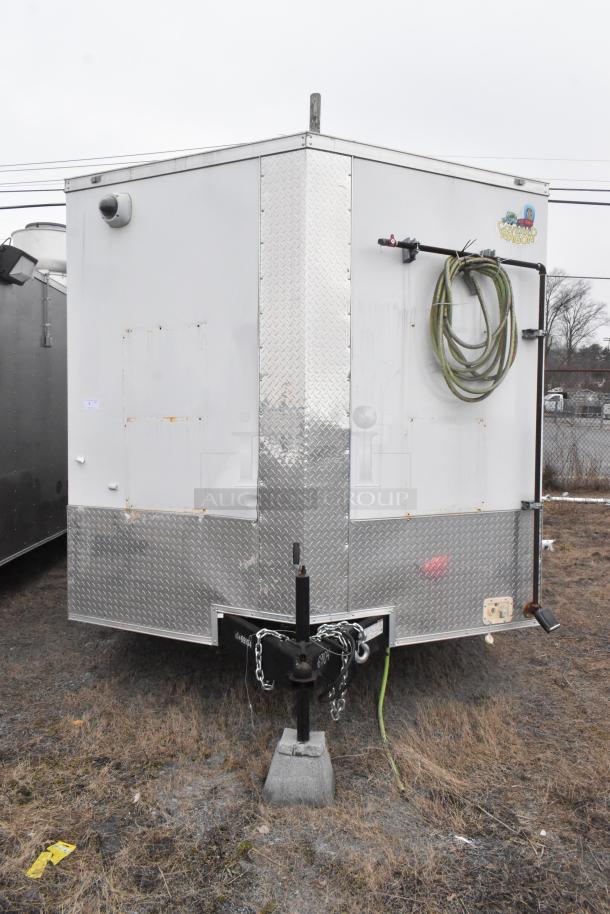 2020 ATX 8.5' x 24' cold food trailer with CaptiveAire hood, Arctic Air equipment, single axle, sold with clear title.