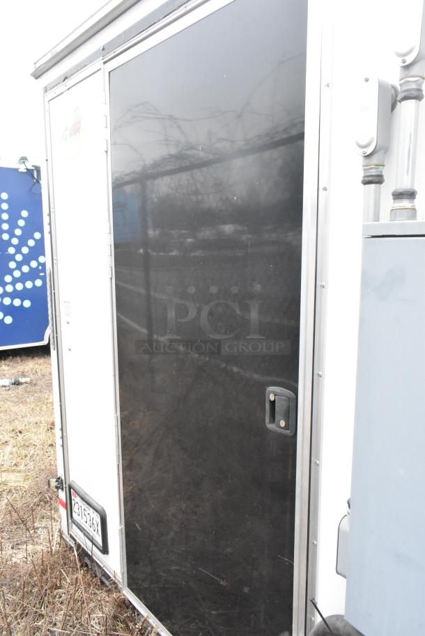 2020 ATX 8.5' x 24' cold food trailer, CaptiveAire grease hood, Arctic Air coolers, single axle, clear title.