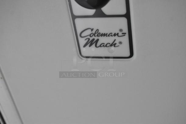 2020 ATX 8.5' x 24' trailer, Coleman-Mach label, includes CaptiveAire hood, Arctic Air equipment, IT cabinet, single axle.