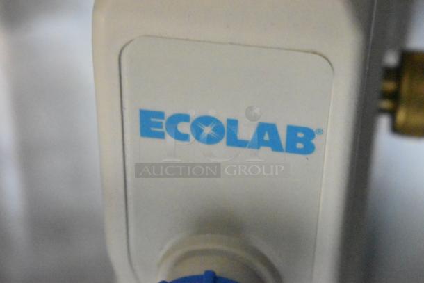Close-up of Ecolab component from an ATX 2020 Cold Food & Beverage Fulfillment Trailer with various integrated equipment.