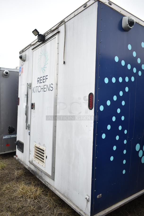 2019 Cruising Kitchens food trailer, 8.5' x 24', with CaptiveAire hood, fire suppression, Arctic Air equipment, single axle.