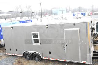 2021 Nationwide 8.5' x 24' food trailer shell; ready for equipment. Includes sinks, shelving, Martin IT cabinet; clear title.
