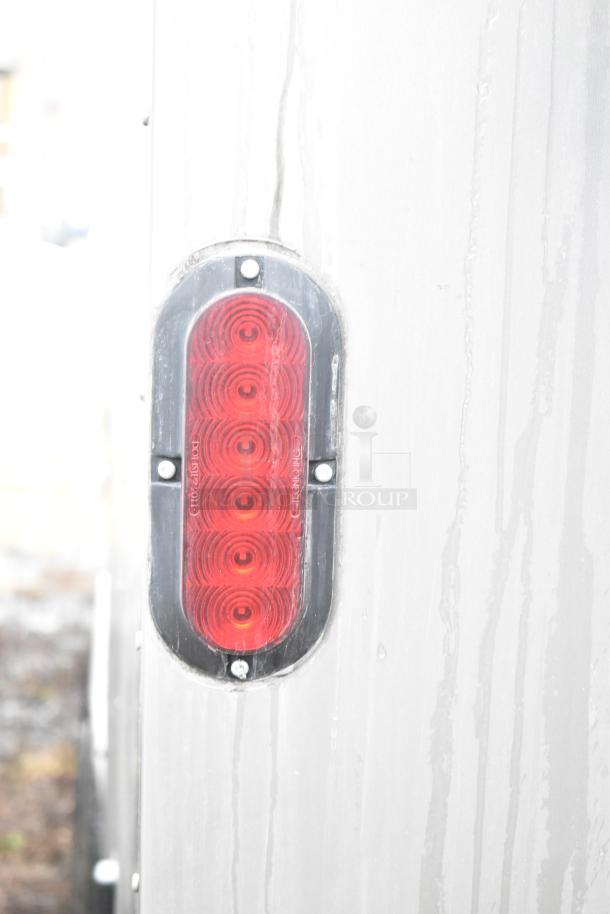 2021 Nationwide 8.5' x 24' food trailer shell, ready for customization, includes new taillights, sold with a clear title.