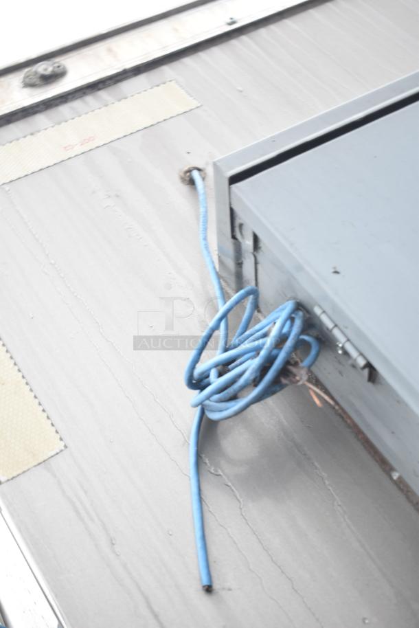 2021 Nationwide 8.5' x 24' food trailer shell, ready for equipment. Includes sinks, wire shelving, Martin IT cabinet. Clear title.