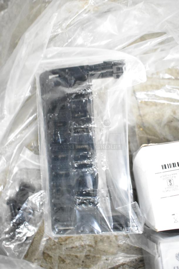 Plastic-wrapped Martin IT/Network Cabinet piece for Nationwide food trailer, packaged and ready for assembly.