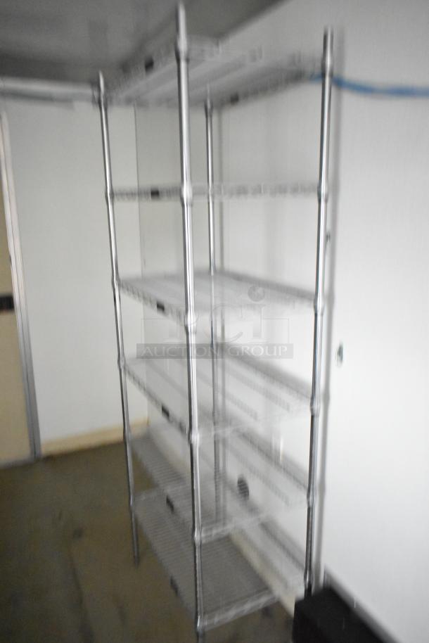 2021 Nationwide 8.5' x 24' food trailer shell; includes wire shelving units, ready for customization. Sold with clear title.