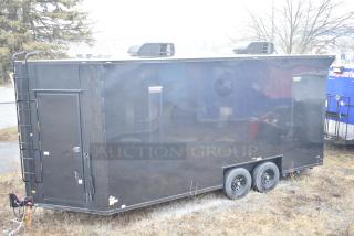 2020 SDG 8.5' x 20' Food Trailer Shell; Ready to be equipped with your dream - Sinks, Wire Shelving Units, Martin IT/Network Cabinet - Sold w/ Clear Title!
