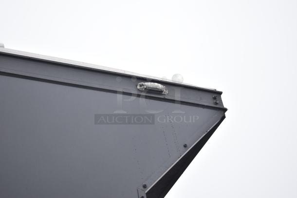 2020 SDG 8.5' x 20' food trailer shell, gray exterior, ready to equip, includes Martin IT/Network cabinet. Sold with clear title.