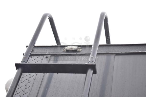 2020 SDG 8.5' x 20' food trailer shell; roof view with ladder and light, ready for customization, sold with clear title.