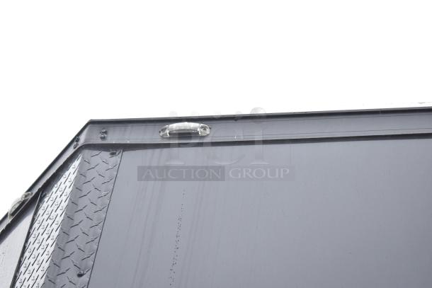 2020 SDG 8.5' x 20' food trailer shell, gray exterior, clear title, ready for customization.