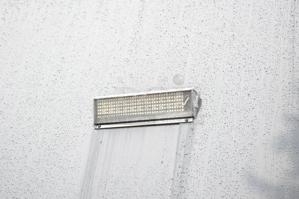 2020 SDG 8.5' x 20' food trailer shell, white exterior, with LED light fixture, sold with clear title.