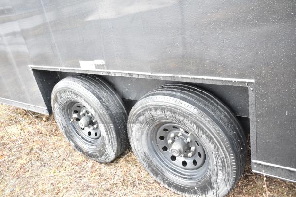 2020 SDG 8.5' x 20' food trailer shell with dual axles, ready to equip, sold with clear title.