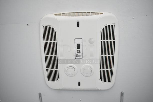 2020 SDG 8.5' x 20' food trailer shell with vents and control panel, ready for customization. Clear title included.