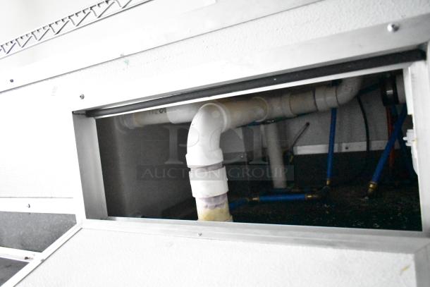 2020 SDG 8.5' x 20' food trailer shell interior, exposed plumbing, ready for customization, sold with clear title.