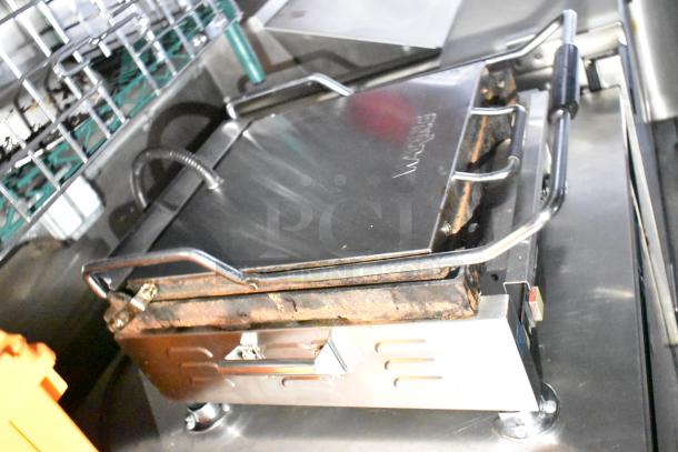 Fully outfitted mobile kitchen trailer with CaptiveAire hood, mushroom fans, Pitco fryers, Arctic Air prep tables, POS system.