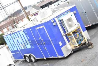 Fully Equipped Commercial Mobile Kitchen Trailer with CaptiveAire Hood System, Pitco Propane Fryers, and Complete Refrigeration Package