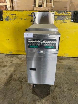 Pitco SRTG stainless steel 17.5 gal. rethermalizer/pasta cooker. Natural gas, digital control, backsplash, on casters.