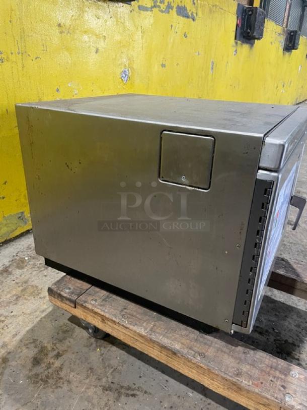 MenuMaster MRC30S2 commercial microwave, stainless steel, programmable touch control, electric, 208/240V, good condition.
