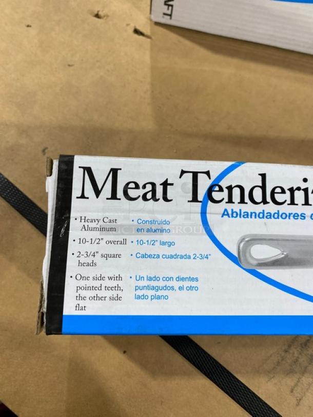 NEW Adcraft Commercial Aluminum Meat Tenderizer, Model MTA-10, 2-3/4" square head, heavy cast aluminum, new condition.