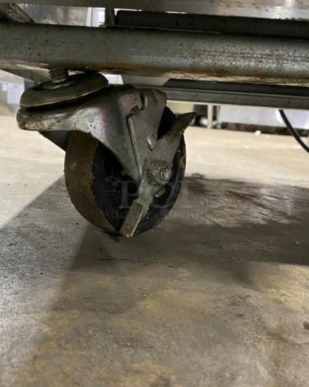 Asber 2021 commercial freezer caster wheel, part of Model ARF17FHC, features a solid single door and coated wired rack.