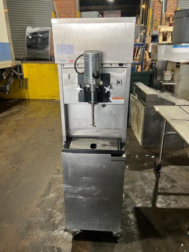 Electro Freeze Freedom 360 Commercial Soft Serve Machine, Model 78RMT-232, Stainless Steel, on Casters, 115/208-230V, 3 Phase.