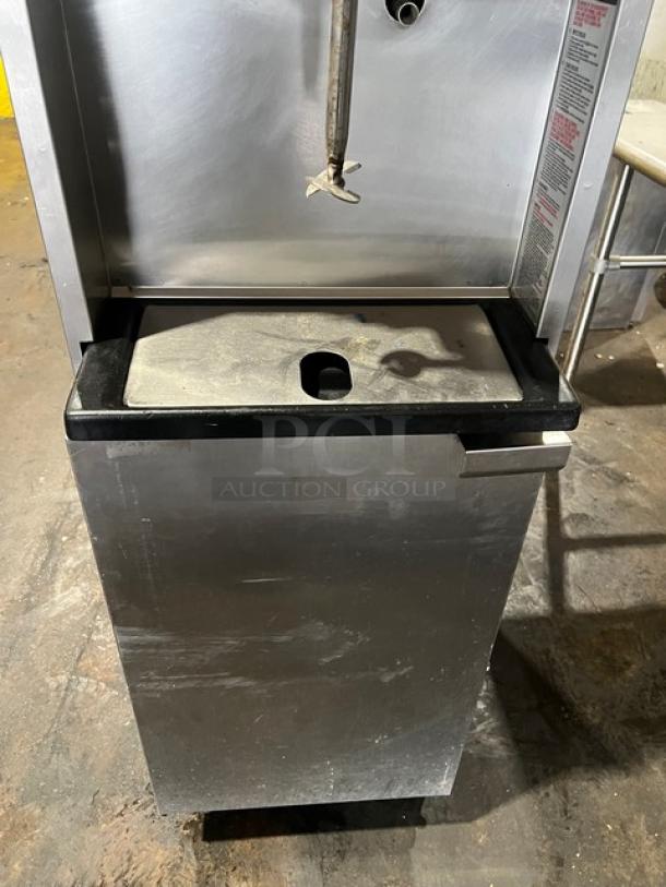 Electro Freeze Freedom 360 Series soft serve machine, model 78RMT232, stainless steel, fair condition, on casters.