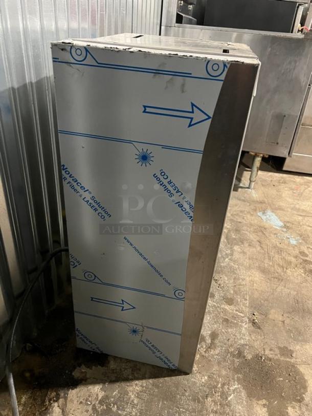 Hatco TK135B Toast King countertop electric toaster oven, model TK135B, 240V, 1 phase, with protective wrapping.