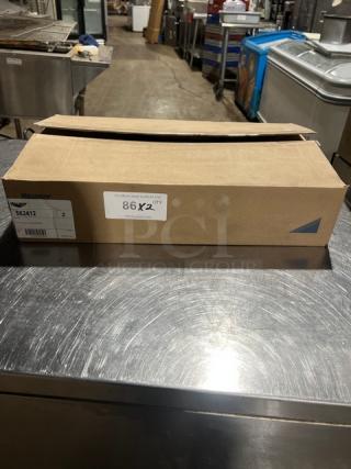 Brand new Vollrath Easy Grip Frying Pan, Model 562412, boxed. Includes 2 pans per bid.