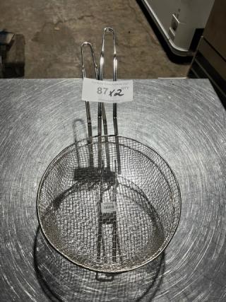 Brand new Winco culinary baskets, model FB10-M. Stainless steel mesh, durable handles. Includes original tags.