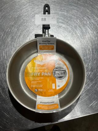 Vollrath PowerCoat2 Wear-Ever frying pan, new, with EverTite Riveting System, best-in-class label, and frying instructions.