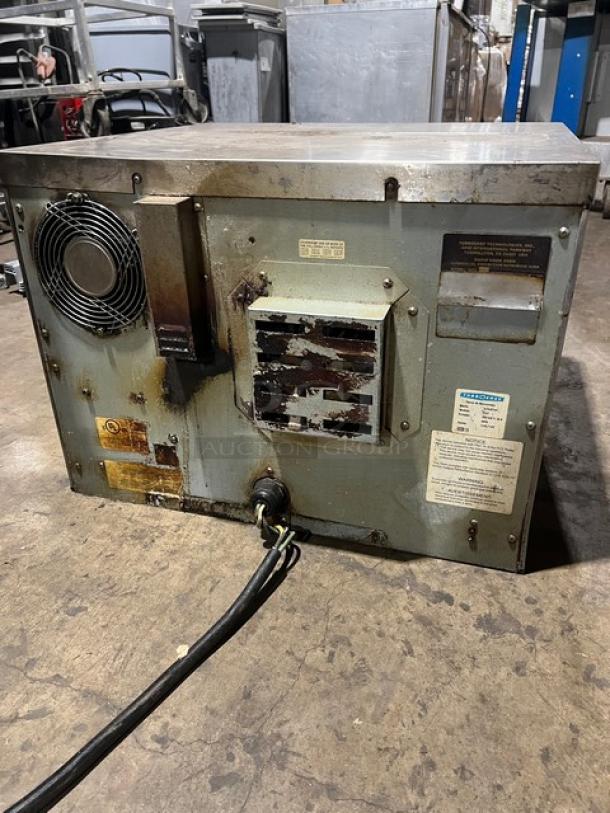 TurboChef NGC commercial stainless steel electric rapid cook oven, ventless with digital controls, signs of wear, 208-240V.