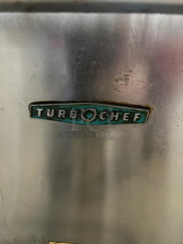 TurboChef NGC stainless steel rapid cook oven, digital controls, ventless, countertop model, 208-240V, used condition.
