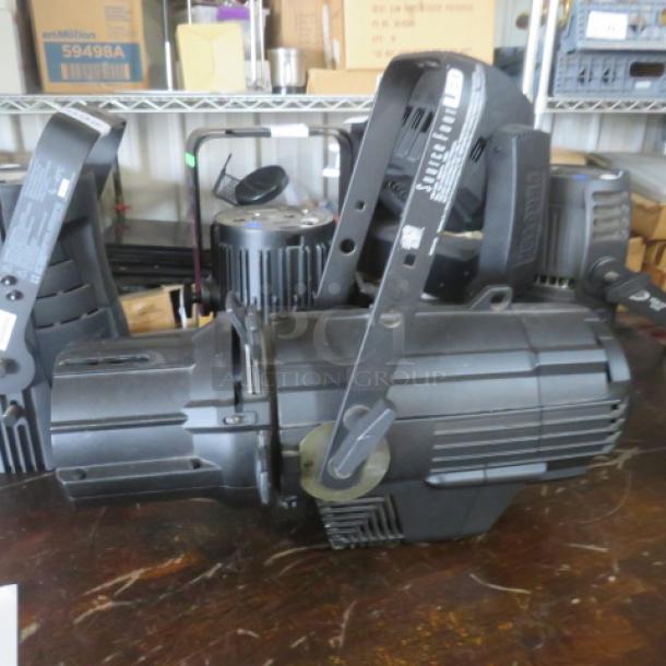 ETC Source Four LED stage light, in good condition, with visible model markings. Model: Source Four LED.