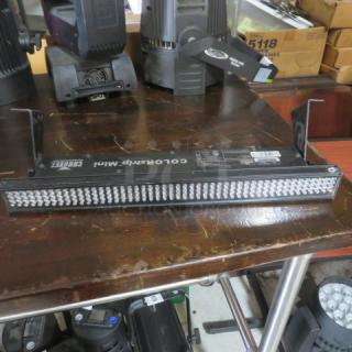 Chauvet Color Strip Mini LED light bar with brackets, 110-120V. Model details and product label visible. Used condition.
