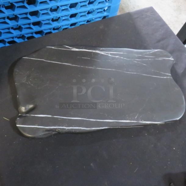 American Metalcraft MB17 faux black marble melamine serving board, rectangular shape, sleek design, excellent condition.