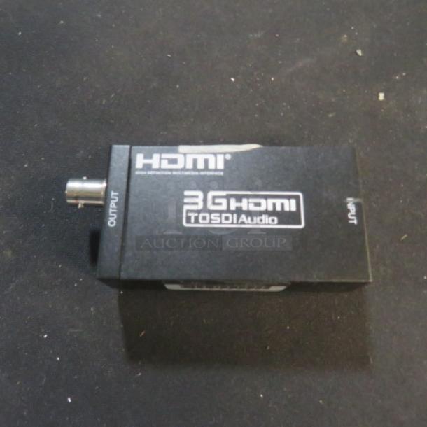 HDMI 3GHDMI Converter Adapter; labeled "3GHDMI TOSDI Audio" for input/output connectivity; priced at $55.74.