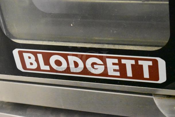 Blodgett HVH-100E convection oven label, emphasizing brand name. New, scratch and dent condition. 208V, 3 Phase.