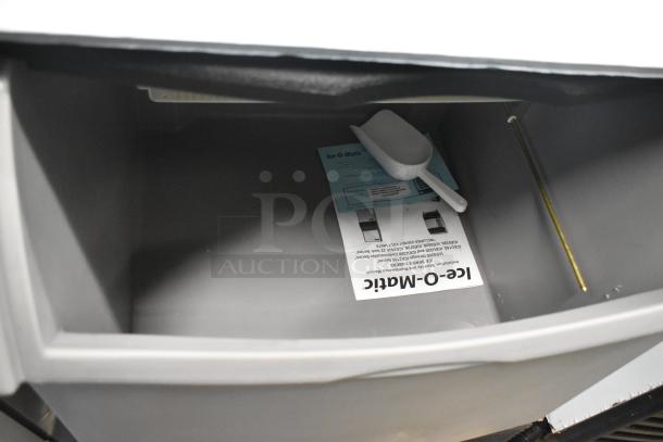 Brand new Ice-O-Matic ICEU220FA5 ice machine, 238 lb. capacity, includes 70 lb. bin and scoop, scratch and dent condition.