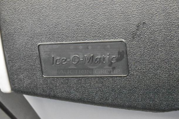 BRAND NEW SCRATCH AND DENT Ice-O-Matic ICEU220FA5, 238 lb. capacity, 115V, 1 Phase, undercounter ice machine label detail.