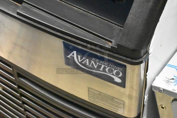 Brand new 2024 Avantco 194UCH160A undercounter ice machine, half cube, 160 lb capacity, 115V, 1 phase, visible minor dents.