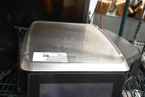 2017 Hobart HTi-7LH26 metal commercial countertop portioning scale, no power cord, tested, working, 120/208-240V, 1-phase.