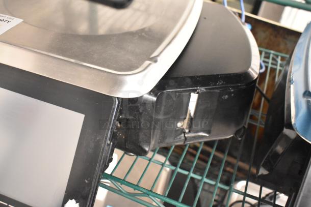 2017 Hobart HTi-7LH26 metal commercial scale, countertop model in working condition, features visible digital display.