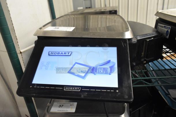 2016 Hobart HTi-7LH food portioning scale, missing right legs, no power cord. Tested working, 120/208-240V, 1-phase.