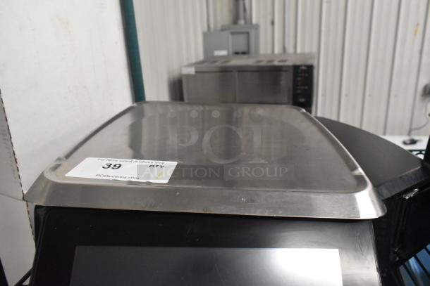 2016 Hobart HTi-7LH metal food scale, missing right legs, no power cord, 120/208-240V, tested and working, tag showing "39 QTY 1".