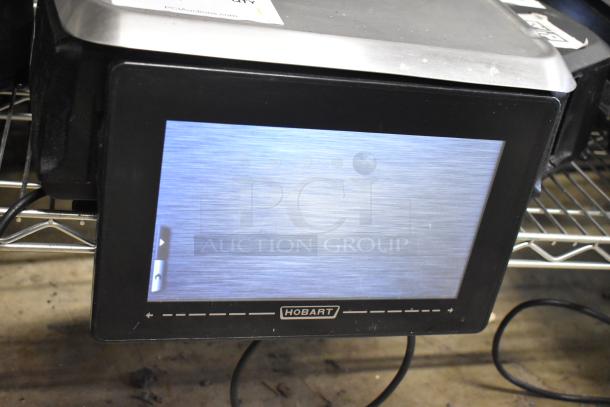 Hobart metal commercial countertop food portioning scale with display. Right button to move screen is broken. Tested and working.